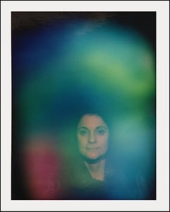 Die Aura-Fotografie einer Kundin ohne Swiss Harmony BodyCard.