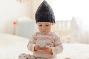 High frequency radiation in the nursery through baby monitors